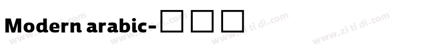 Modern arabic字体转换 Modern arabic字体转换